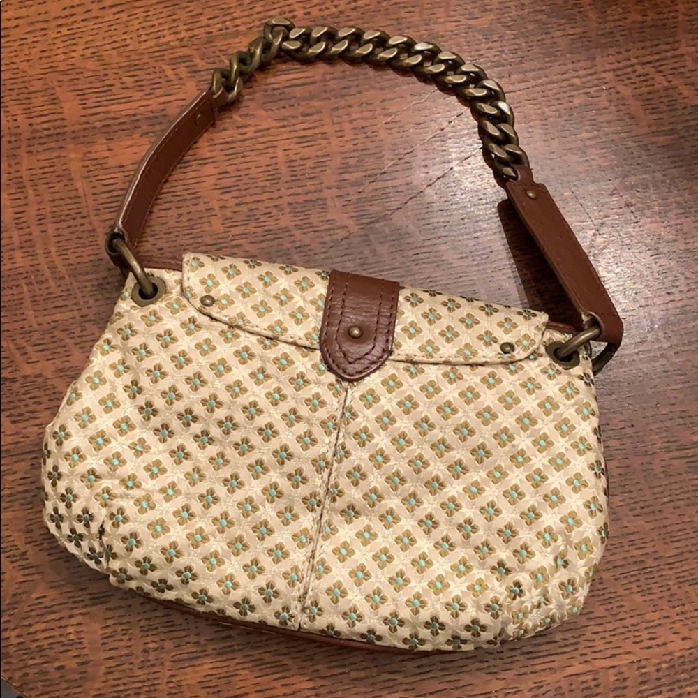 J. Crew Vintage Style Silk Bag with Chain Strap - Picture 4 of 10